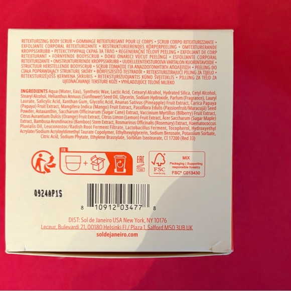 Sol De Janeiro Bom Dia Body Scrub 7.8 Oz - Picture 5 of 5